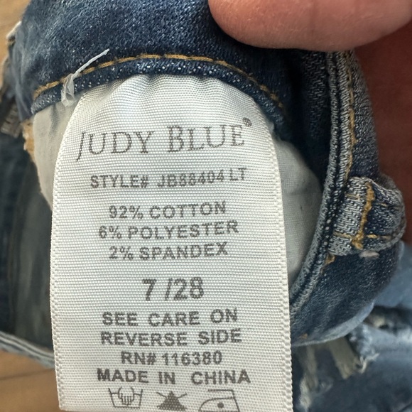 Judy Blue High Rise Boyfriend Fit Jeans Size 7/28 - Picture 5 of 6